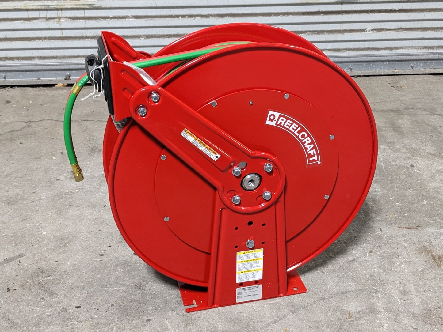 ReelCraft Twin Line Gas Welding Hose Reel 100 Ft. x 1/4 In. 200 PSI Max