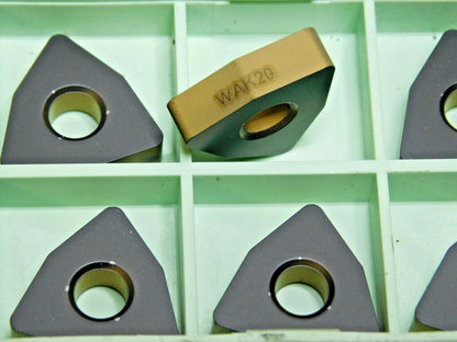 Walter Carbide Turning Inserts 1/2"IC WNMA433 Grade WAK20  Qty 10 5016524