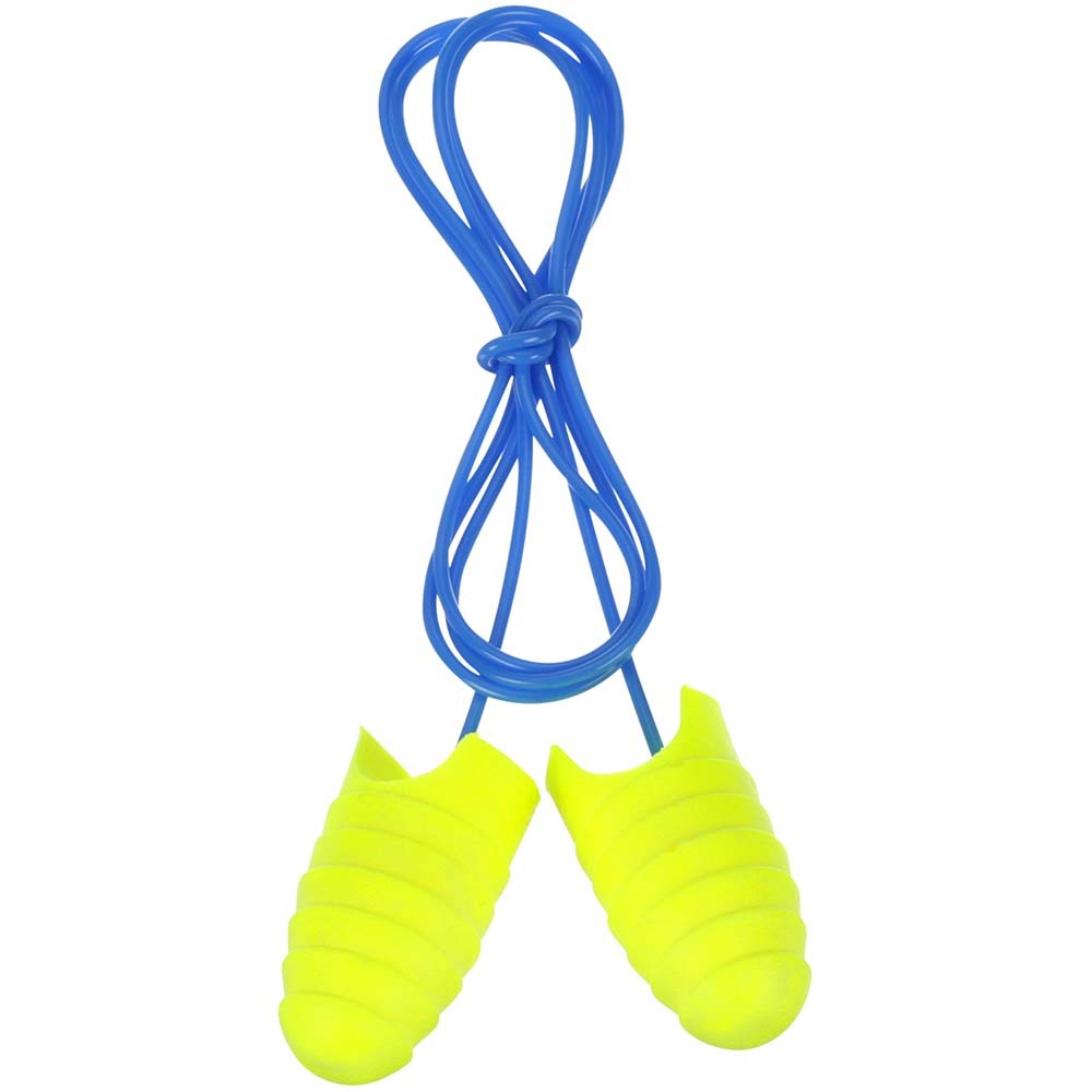 3M Earplugs: 31 dB, Foam, Bullet, Roll Down, Corded Qty 200 7000127654