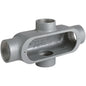 Hubbell Conduit Outlet Body Iron1.25" Type X 35 Form 9-3/16"L Qty 2 OX-4M