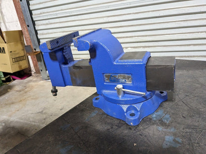 GIBRALTAR Vise:  Bench & Pipe Combination Swivel Vise