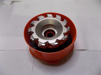 Hertel Angle Face Mill 4" Dia x 1.25" Hole x 2" OAH 11T 45717352