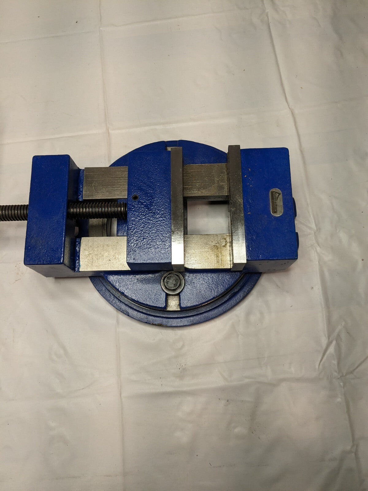 GIBRALTAR Machine Vise: 4 Jaw Opening, Horizontal, Swivel Base 70038237