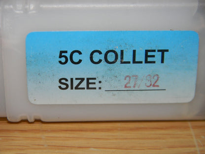 NuLine #1230-4954 27/32" x .0005" TIR Hardened Steel Round Collets QTY