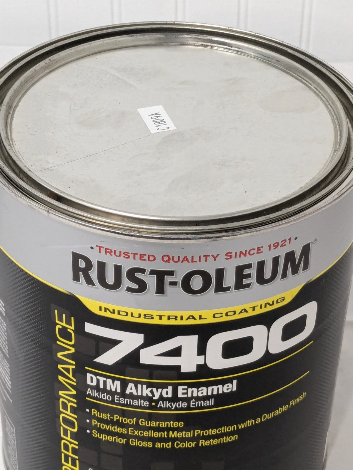 Rust-Oleum Alkyd Enamel Paint: 1 gal, Gloss Finish, Navy Gray 975402