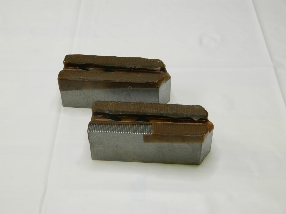 H&R Soft Lathe Chuck Jaw: Serrated 1-1/2 OAW, 4-1/4 OAL Qty 2 HR-149-1.5-OP