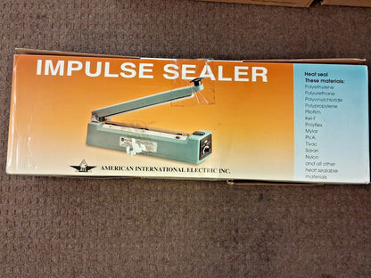 Pro Table Top Thermal Impulse Sealer 16" Max Seal 6 Mil Thick AIE-400P