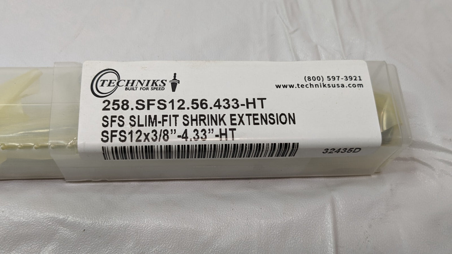 Techniks Modular ShrinkFIT Adapter SFS 12 x 3/8" - 4.33" 258.SFS12.56.