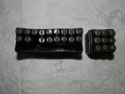 PRO Grade 1/4" Character Steel Stamp Set 00929489 INCOMPLETE