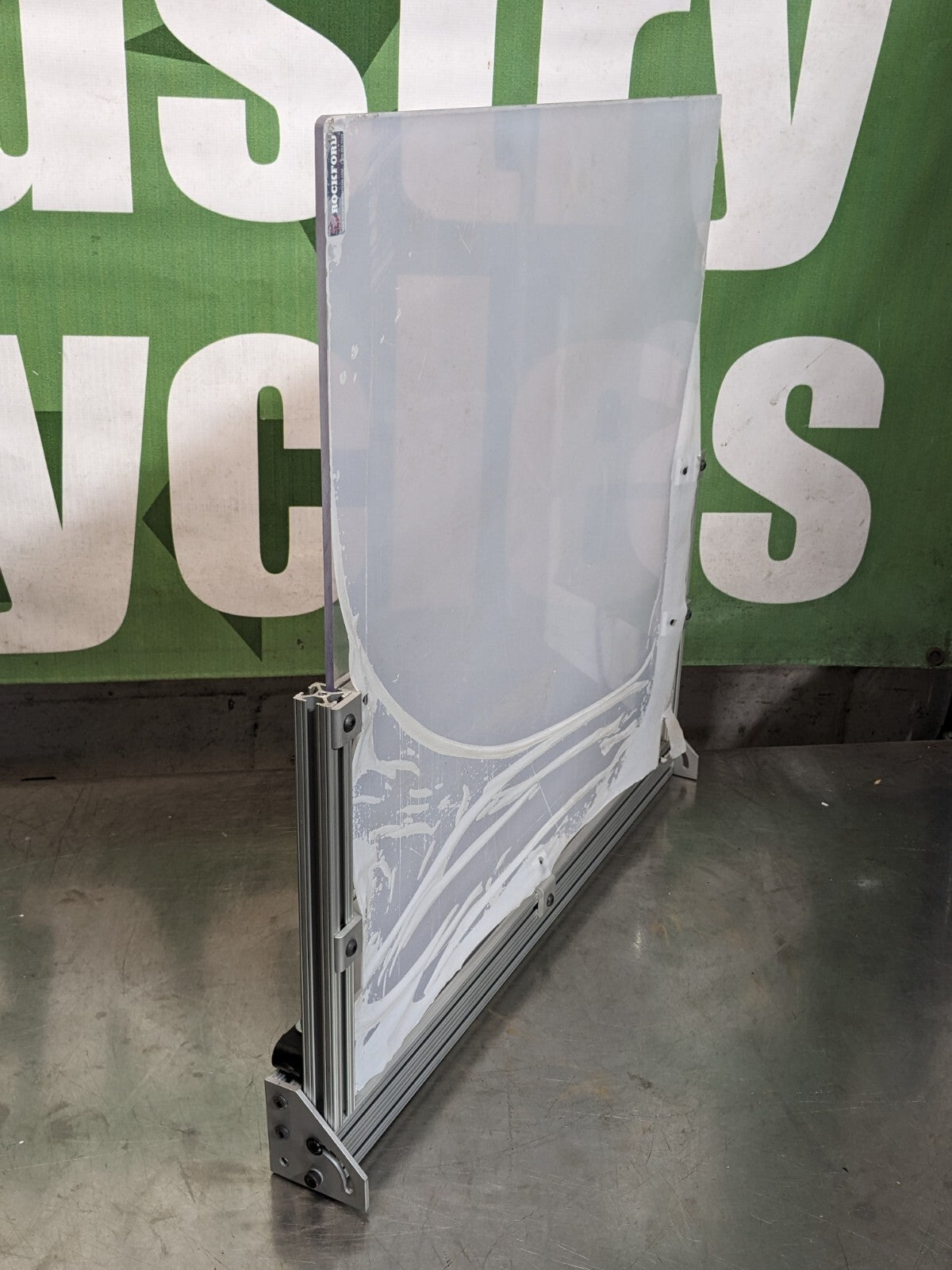 Rockford Milling Machine Guard Rear Mill Shield Panel 24" x 24" Polycarbonate