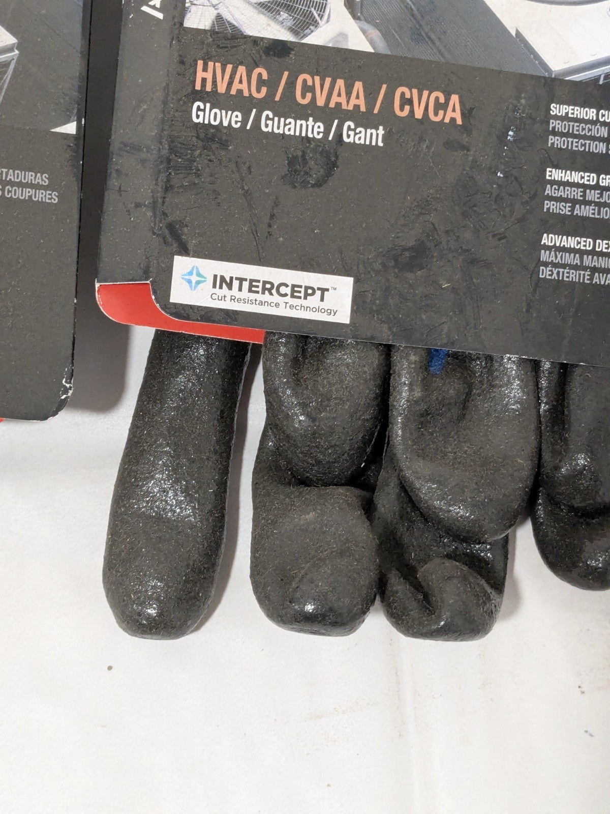 ANSELL 2pk Cut, Puncture &amp; Abrasion-Resistant Gloves Sz L 97-002