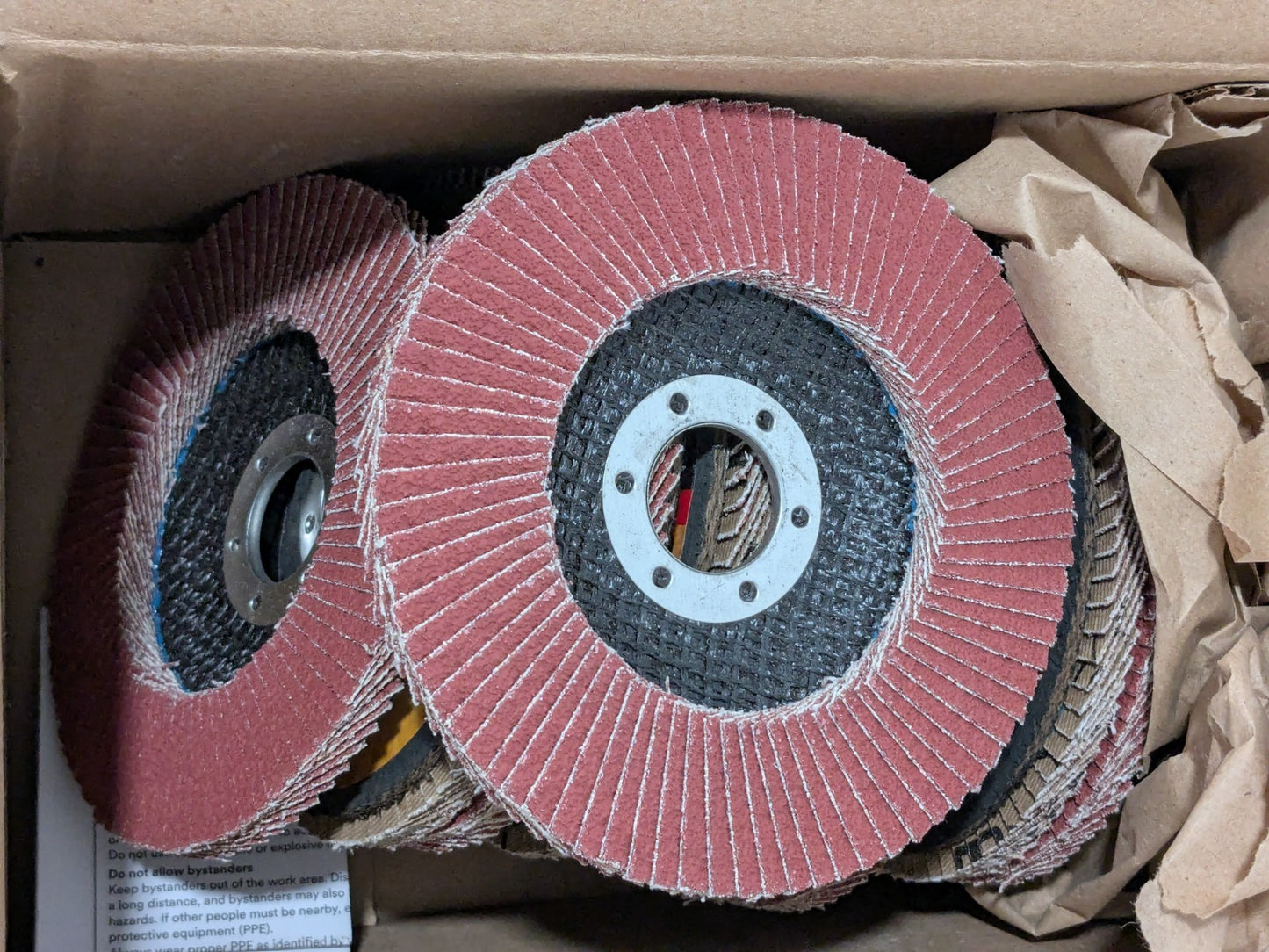 3M Flap Disc: 4-1/2" Dia, 7/8" Hole, 60 Grit, Type 27 Box of 10 7000148182