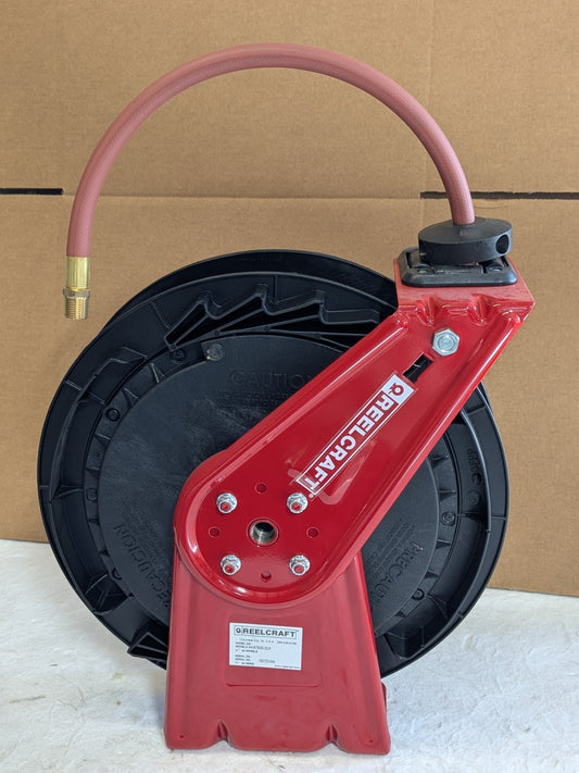 ReelCraft Spring Retractable Hose Reel 35 Ft. x 1/2 In. 300 PSI Max. RT835-OLP