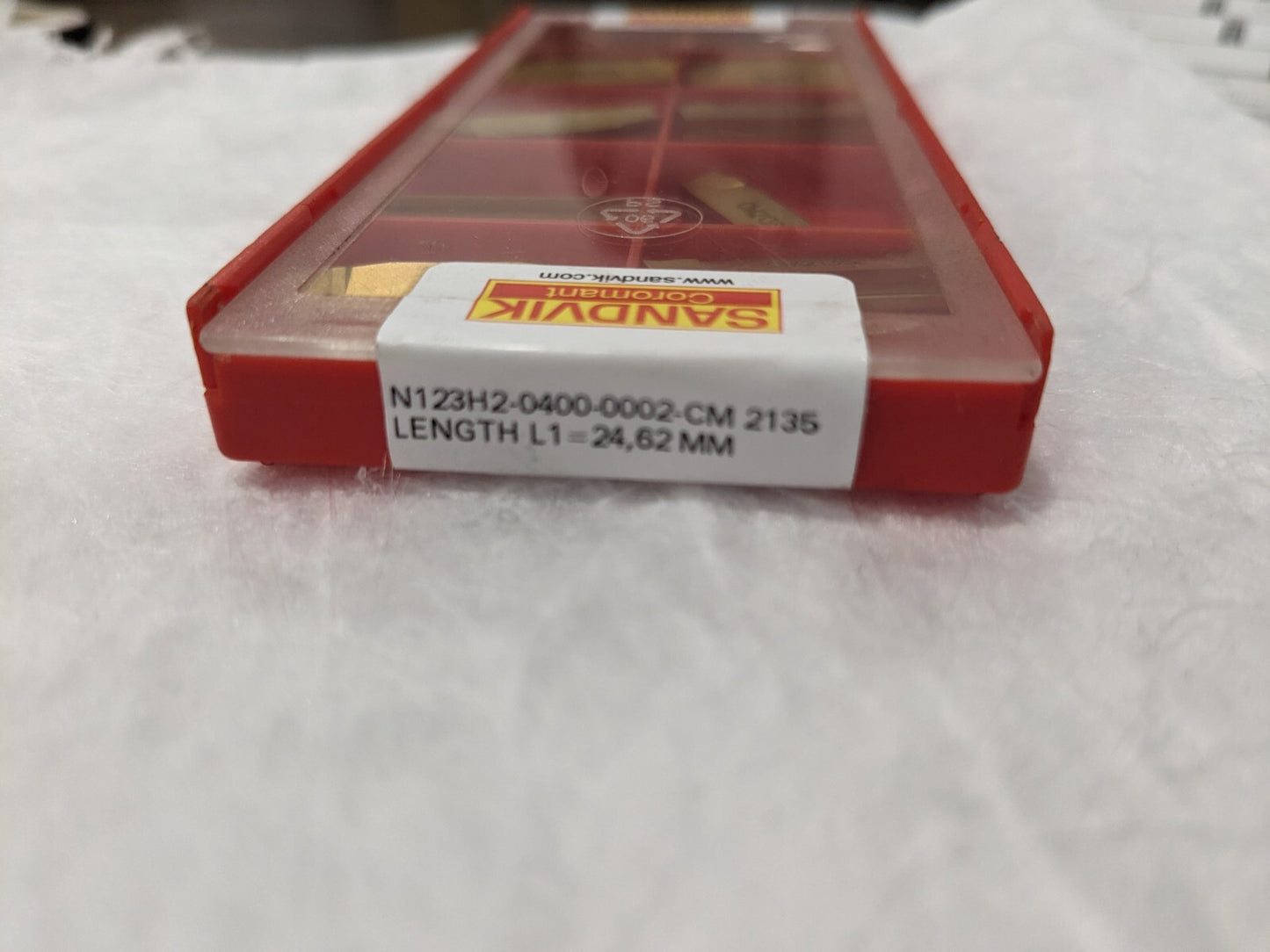 SANDVIK COROMANT Grooving Insert: 2135 qty10 5735977