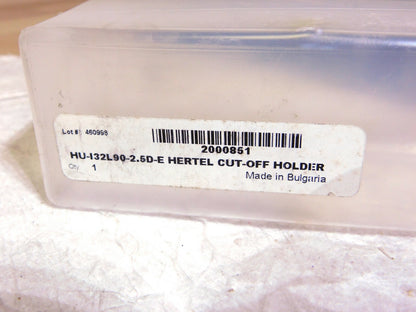 Hertel Indexible Cut-Off Holder 32mm Max DOC 1.5 Shank Dia 12 OAL 2000851
