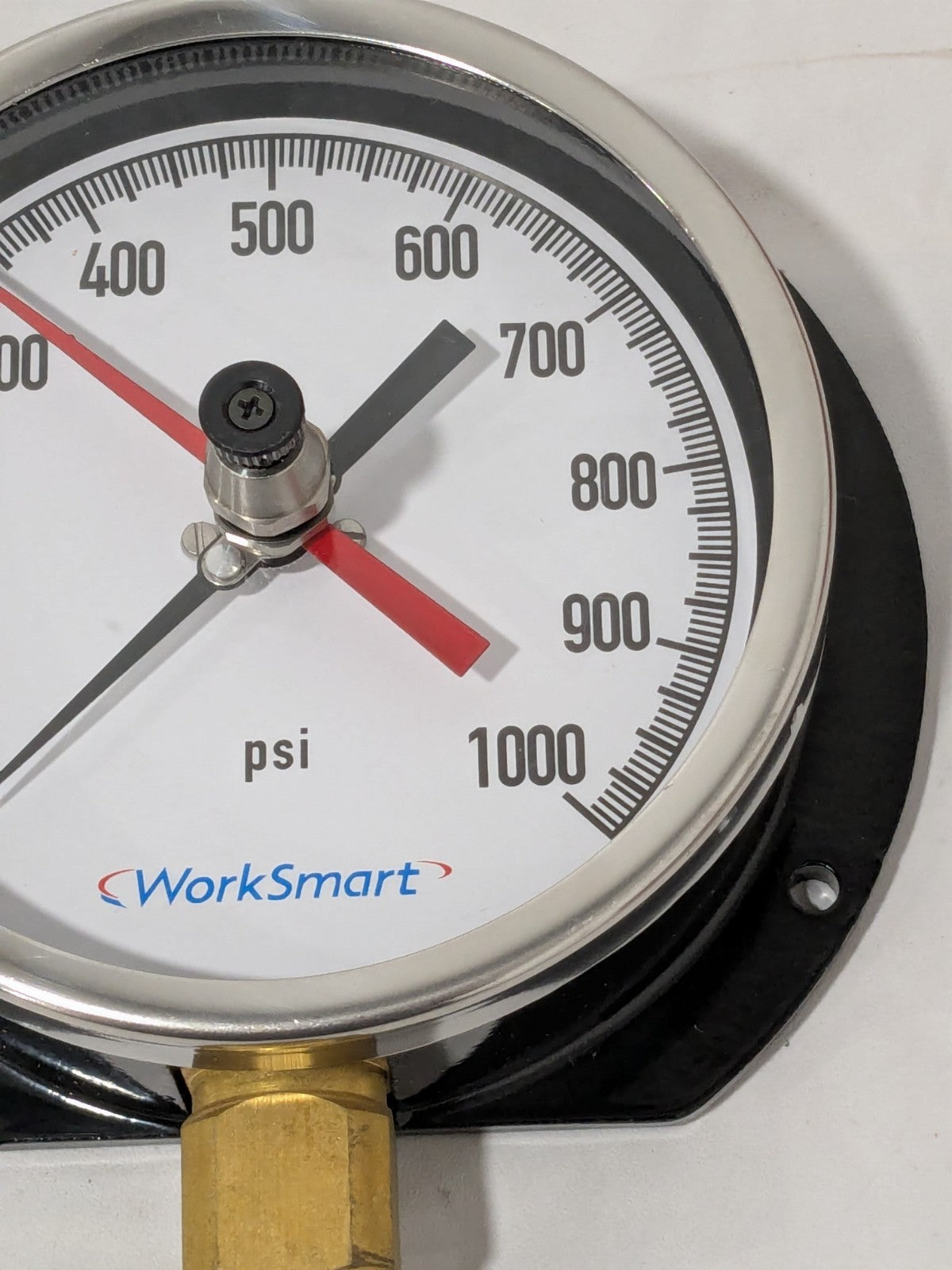 WorkSmart Pressure Gauge 4-1/2" Dial, 1000 PSI, 1/4 NPT, Lower Mount WS-PE-310