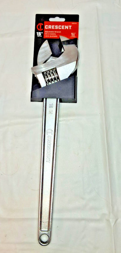 Crescent Adjustable Wrench 15 in OAL Steel AC2115VS