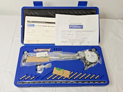 Fowler Dial Bore Gage Set 1.4" to 6" Range 52-646-400-0