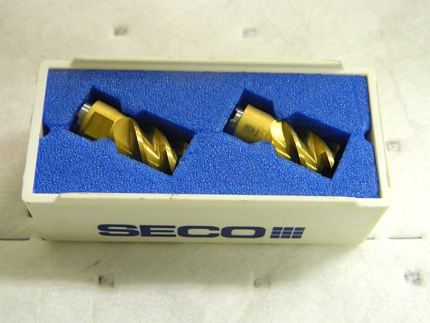 Seco Carbide Milling Tip Inserts 12mm Cut Diam MP12 E03 Grade F40M Qty 2 67059