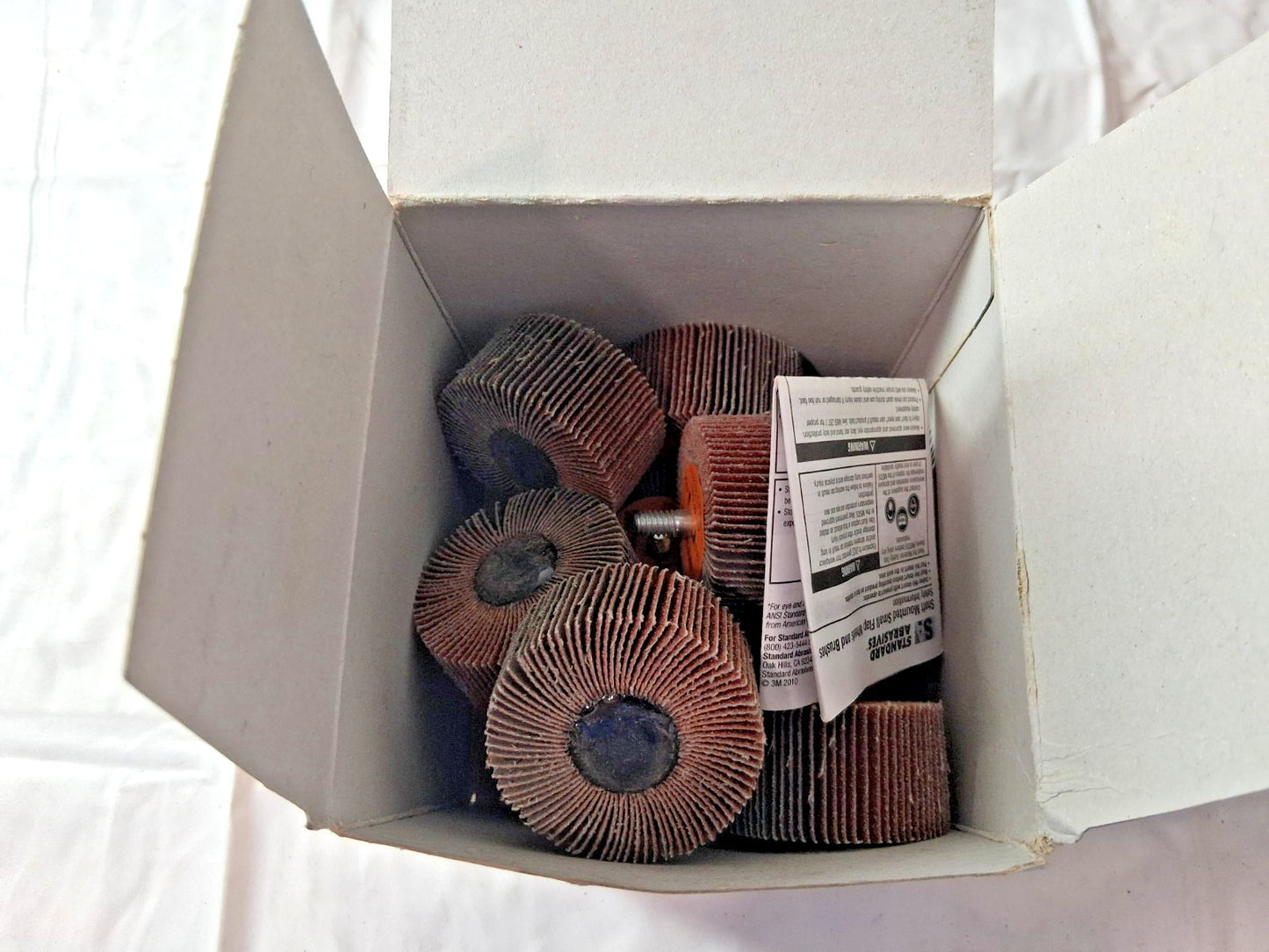 Standard Abrasives Aluminum Oxide Mounted Flap Wheels QTY10 2"dia 32970030