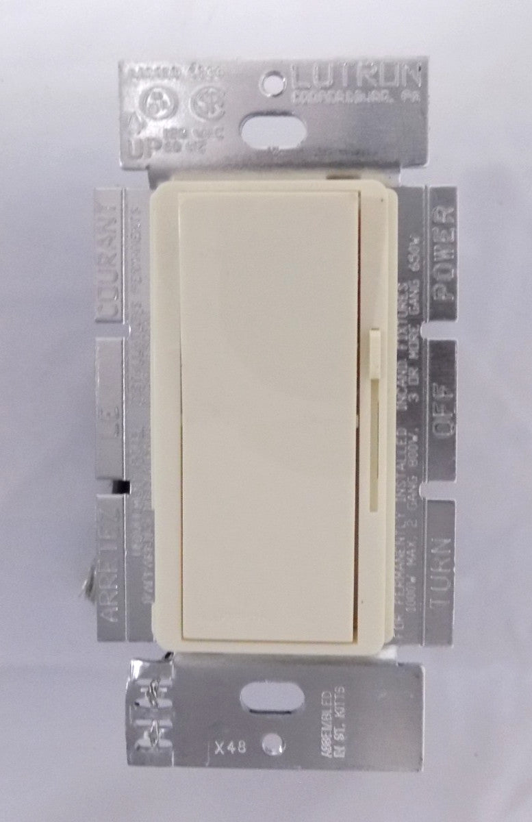 Lutron Diva Dimmer Switch DV-10P-AL Almond 1000-Watt/Single-Pole Preset
