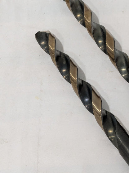 Jobber Length Drill Bit: 1/2" (0.5000) Dia, 135 deg, HSS 2 Pack C87765-6
