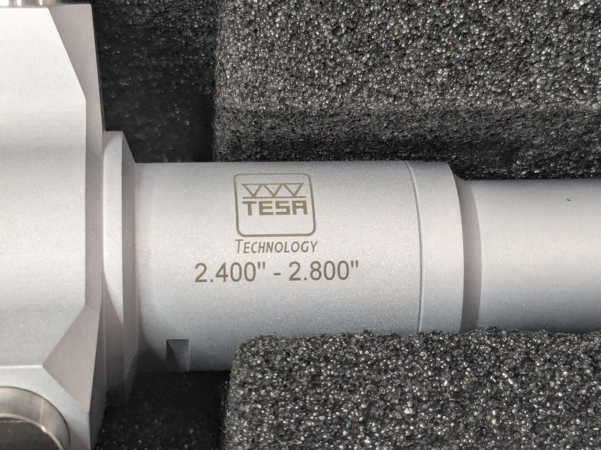 TESA Brown &amp; Sharpe Mechanical Inside Micrometer 2.400" to 2.800"