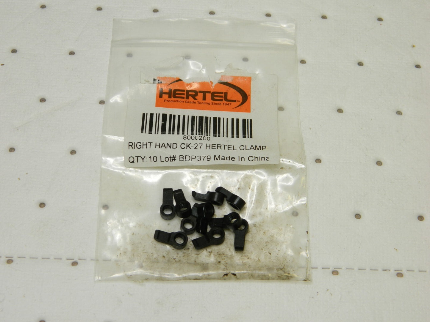 HERTEL Series HTS, CK Clamp for Indexables RH Cut, 1 High Qty 10 8000200