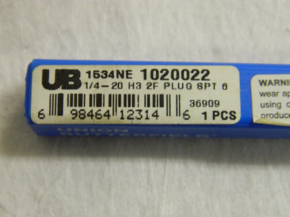 Union Butterfield Extension Taps 1/4-20 UNC H3 2FL HSS Qty. 2 #1020022