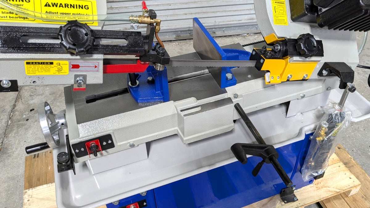 VECTRAX 9X16 Horizontal Bandsaw  Geared Head  220V  1HP  New / Ope