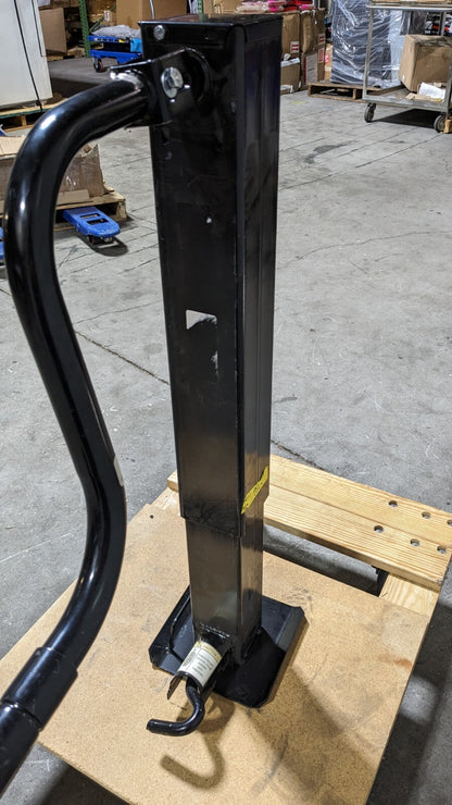Square Sidewind Trailer Jack 12k Lb Load Capacity 31 to 57" Service Height