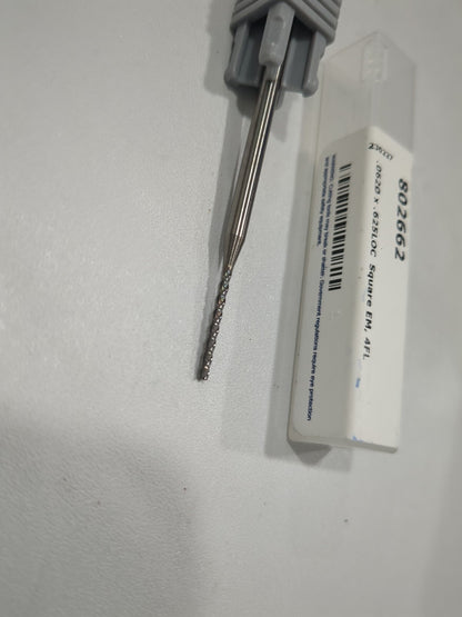 HARVEY TOOL Square End Mill 1/16"Dia 4 Fl Solid Carbide 802662