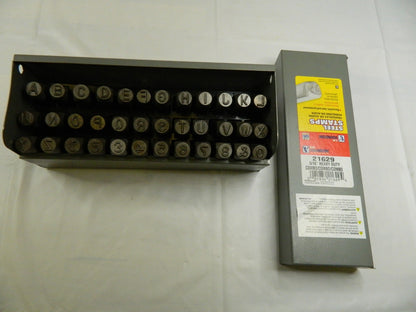 C.H. HANSON 36 Piece, 5/16 Character Steel Stamp Set 21629