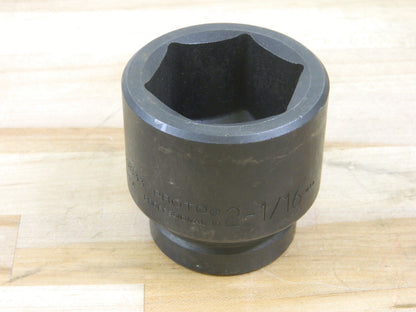 PROTO Impact Socket: 1" Drive 6-Point, 3-3/32" OAL Size 2-1/16" J10033