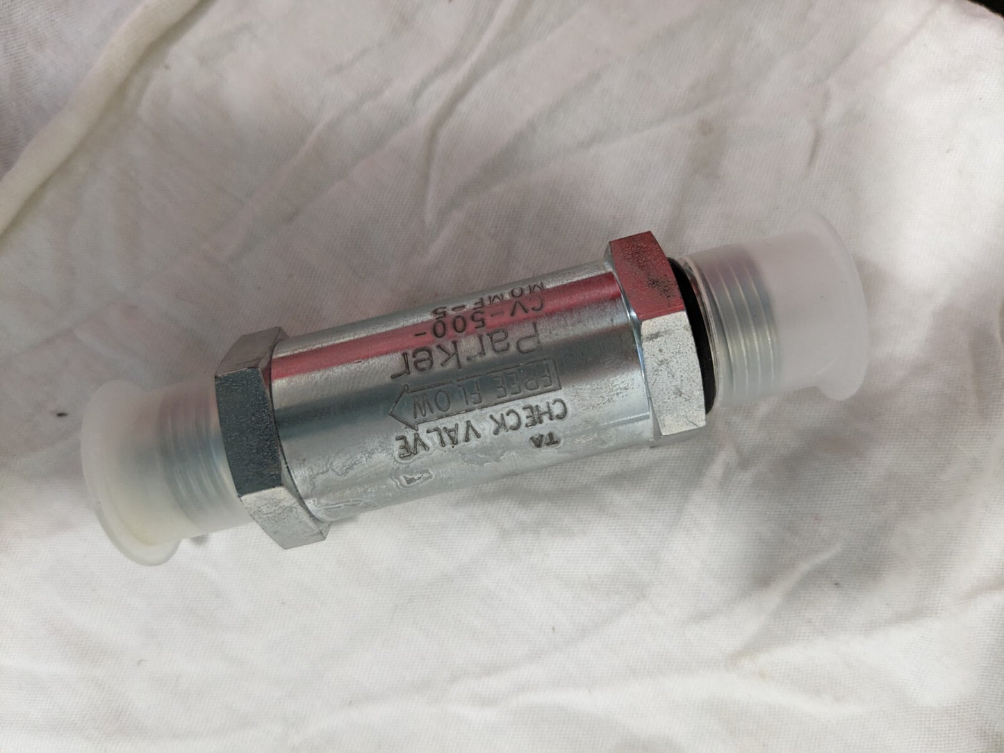 PARKER Hydraulic Control Check Valve: 3/4-16 Inlet, 3/4-16 Outlet CV-500-MOMF-5