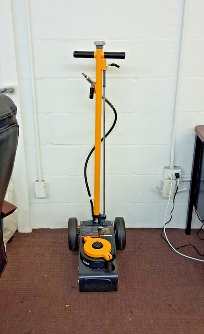 Omega Lift Equipment Dual Stage Air Actuated Truck Jack 35 Ton Capacity 23227