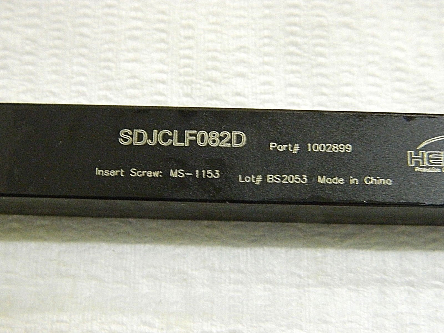 Hertel Positive Rake Indexable Turning Toolholder 1/2" x 1/2" SDJCLF082D 1002899