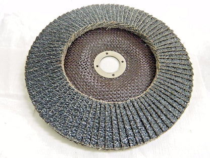 Norton Charger Conical Flap Discs 7"Dia x 7/8" 24 Grit Type 29 Qty 5 6