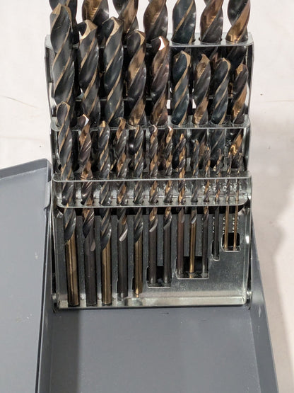 Michigan Drill Jobber Length Drill Bit Set 29 Pc, 1/16 to 1/2", 118º, HSS 314S29