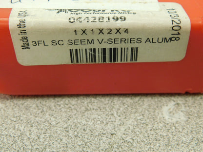 Accupro Solid Carbide Square End Mill 1", 2" LOC 1" Shank Diam 3 Flute 3511000C5