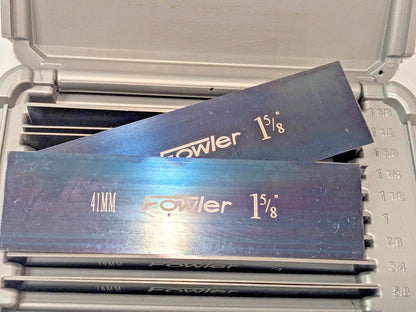 Fowler 9 Pair Parallel Set 52-437-031-0 INCOMPLETE