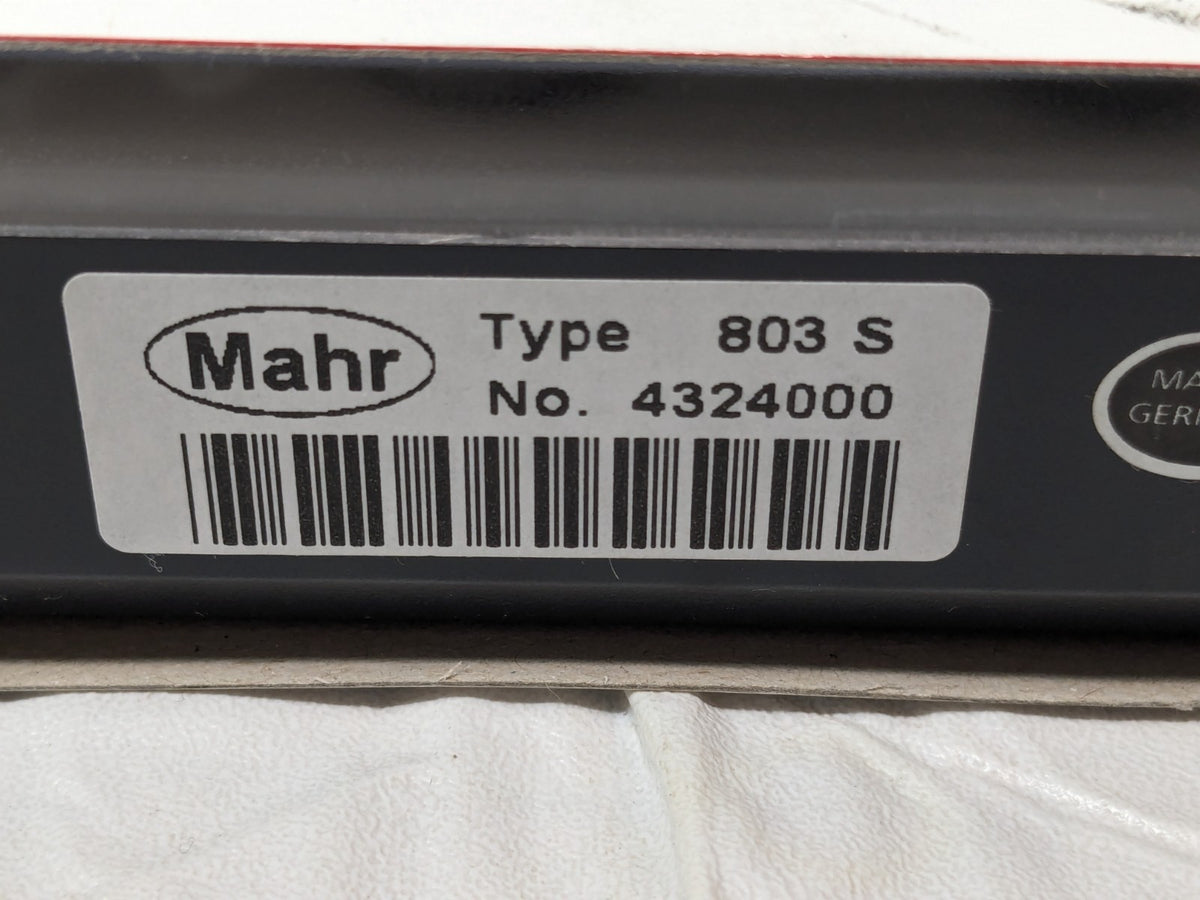 Mahr Dial Indicator Type 803 S 3 mm Range 4324000