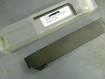 Precision CSDP N16-4D Clamp Type Toolholder 1" x 1" x 6" Neutral