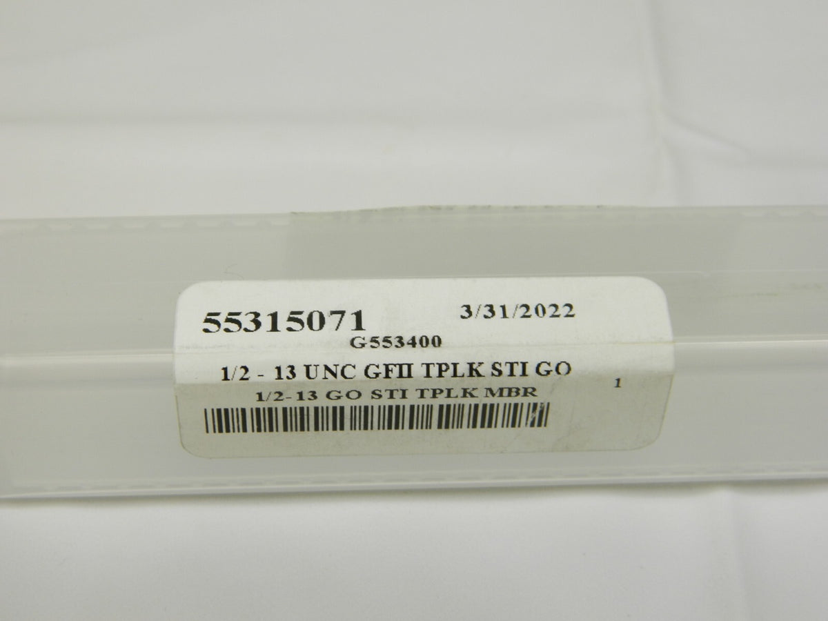 GF Gage Plug Thread Insert Go Gage 1/2-13 Thread (STI) Class 2B/3B H050013GK