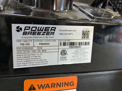 Power Breezer Max+ Portable Evaporative Cooler Misting Fan PB4MAX Parts / Repair