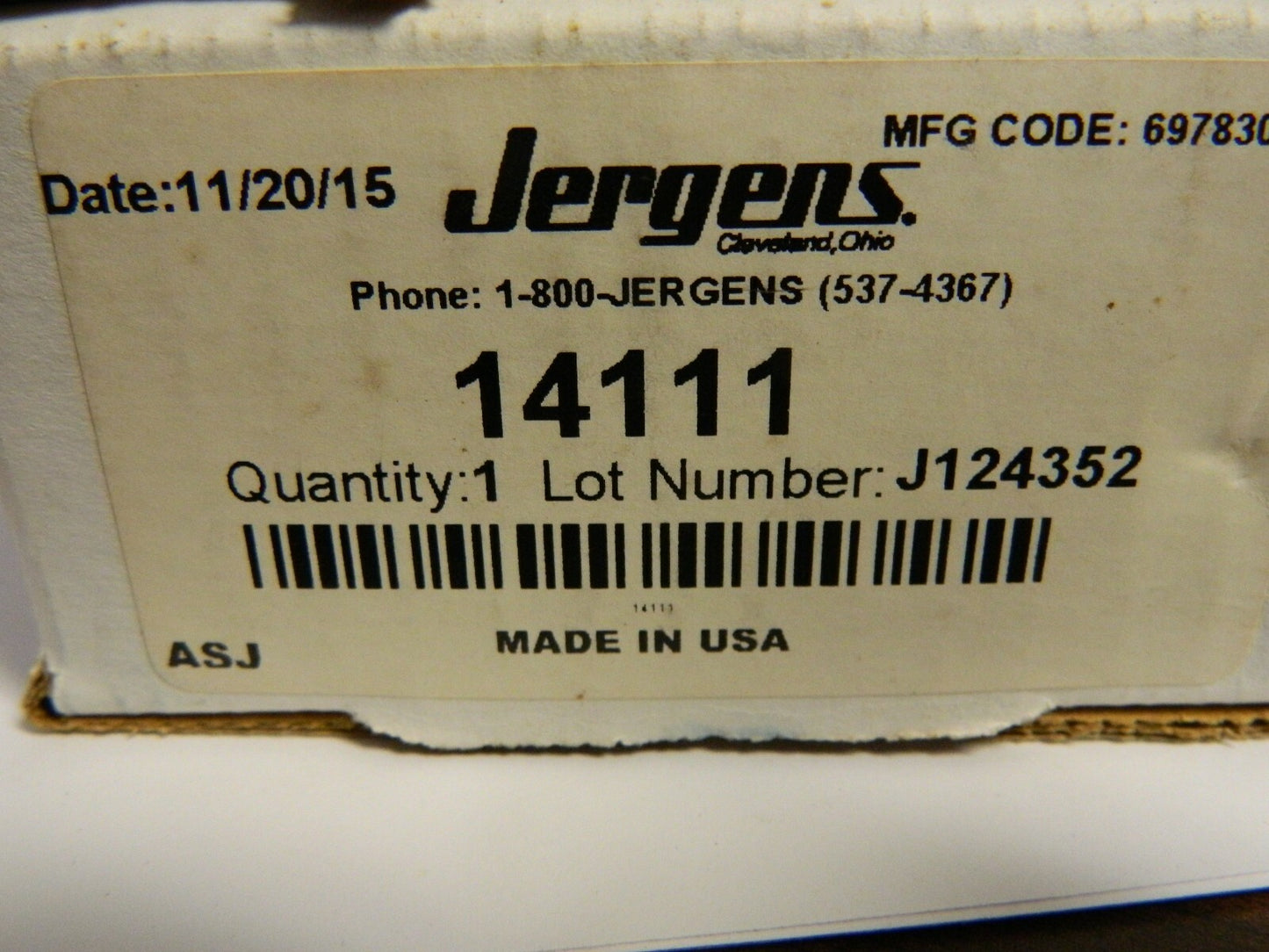 Jergens 5/8" Stud 5/8-11 Tap Size 3-1/8" Max Clamping Height Steel Str