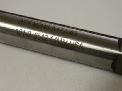 Alvord Polk 0.5512" Diam Straight Shank 3-1/4" Flute Length   Hand Rea