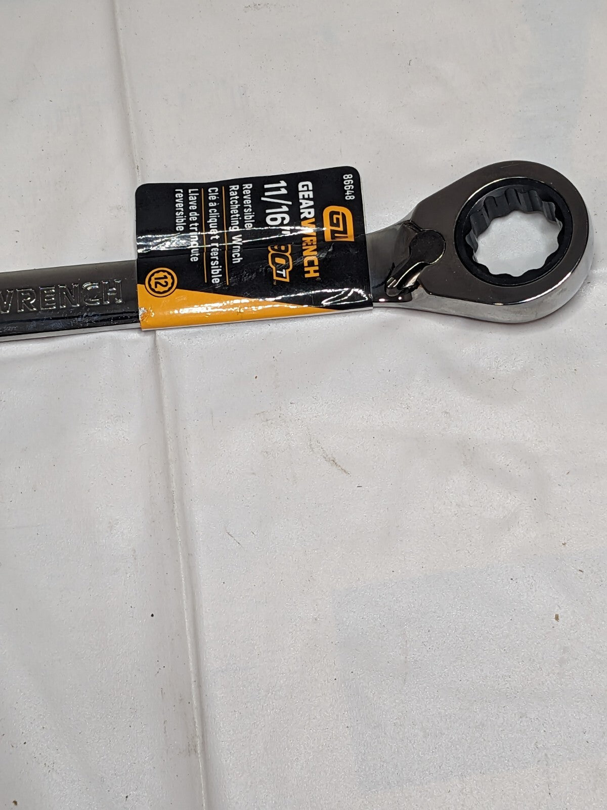 GEARWRENCH Combination Wrench 11/16 in, 9.8500" OAL 86648