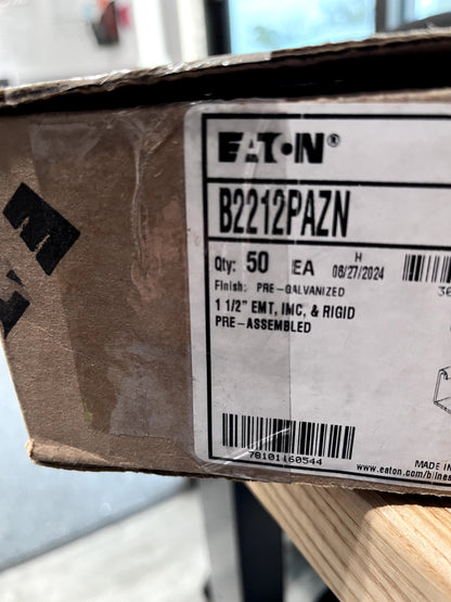 B-Line B2212PAZN 1-1/2 Inch Multi-Grip Pipe Clamp 50 pack