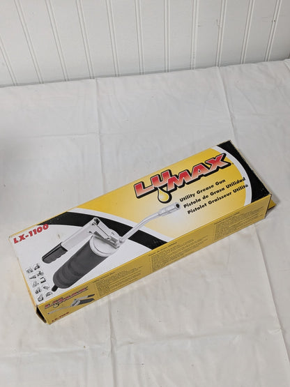 Lumax Manual Grease Gun: 10,000 psi, 14 oz Cartridge LX-1100